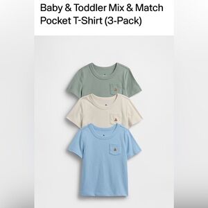 Gap toddler 2T Pocket T-Shirt 3-Pack